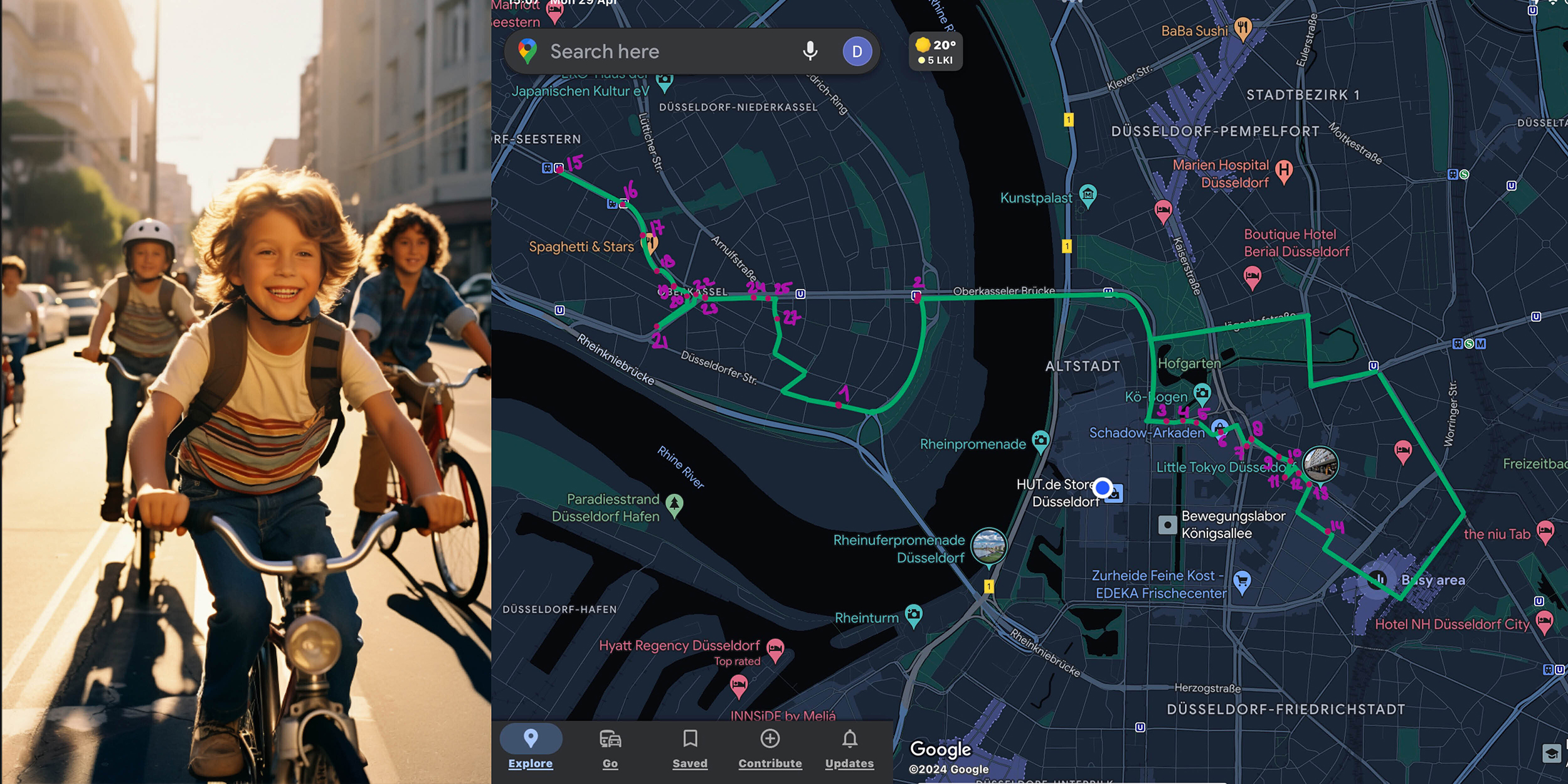 Design across borders onderzoek wandel route